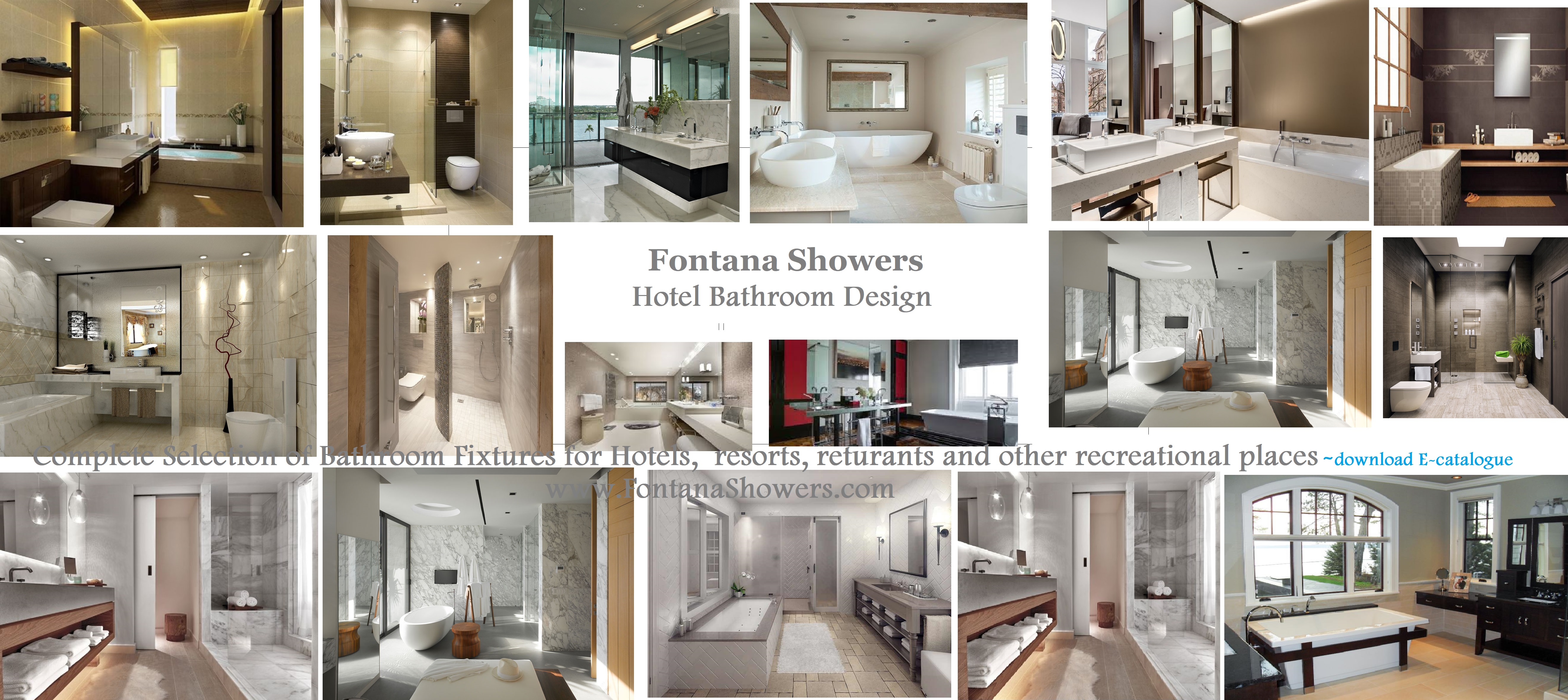 Hotel Bathroom Faucets & Showers